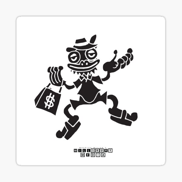 Fleamarket Rap? - Parappa The Rapper Inspired Sticker