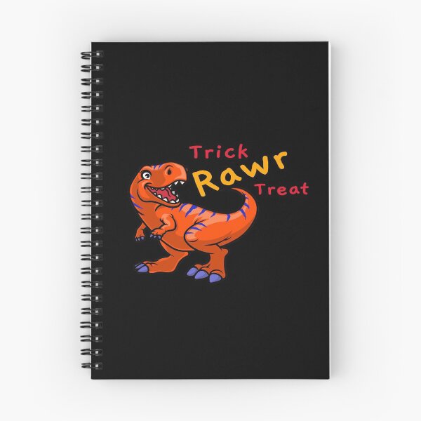 Item preview, Trick Rawr Treat, Orange T Rex Dinosaur Halloween designed and sold by LMcDs.