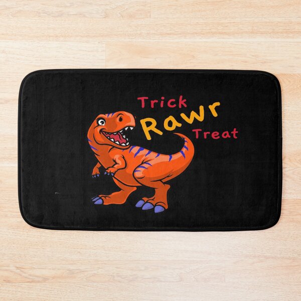 Item preview, Trick Rawr Treat, Orange T Rex Dinosaur Halloween designed and sold by LMcDs.