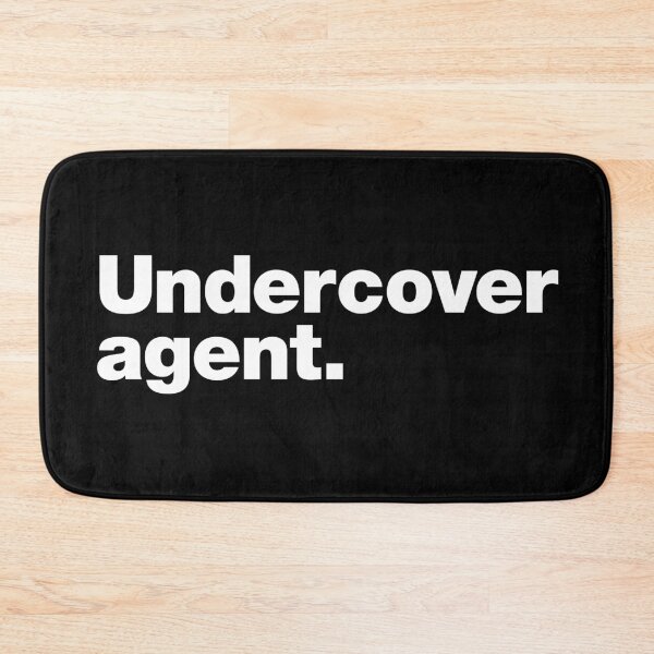 Item preview, Undercover agent  (white letters) designed and sold by dudethecreator.