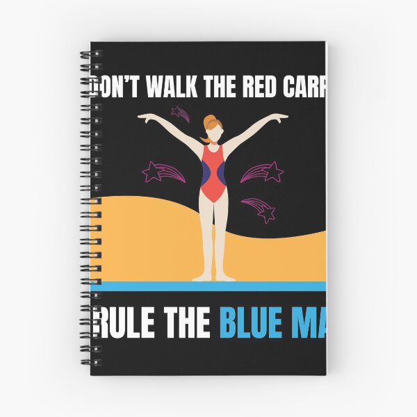 Item preview, I rule the blue Mat Gymnastic and Acrobatic Gymnast Saying   designed and sold by Rzelemenz.