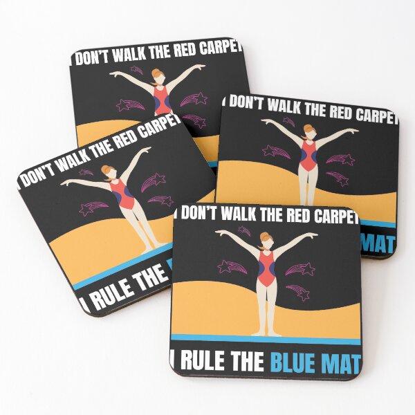 Item preview, I rule the blue Mat Gymnastic and Acrobatic Gymnast Saying   designed and sold by Rzelemenz.