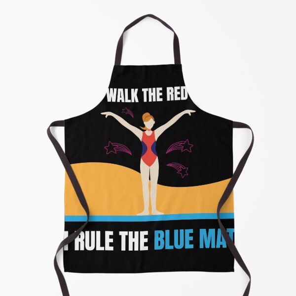 Item preview, I rule the blue Mat Gymnastic and Acrobatic Gymnast Saying designed and sold by Rzelemenz.