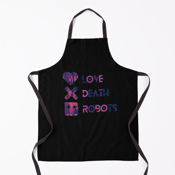 Item preview, Love Death and Robots Glitch Logo - ORIGINAL DRAWN by SillyFun.redbubble.com designed and sold by SillyFun.