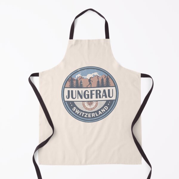 Item preview, Jungfrau Switzerland Bernese Alps Vintage Hiking Design designed and sold by CynthiaGraphics.