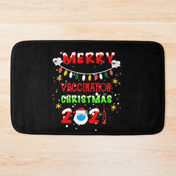 Item preview, merry vaccination Christmas santa claus 2021 tree designed and sold by ilias13.