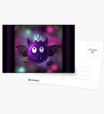 FLUFFBAT BAUBLE XMAS CARD Postcards