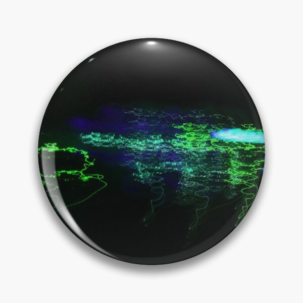 Item preview, The multicolored  blue and green lightning  flash on the black night background designed and sold by IraNiva.