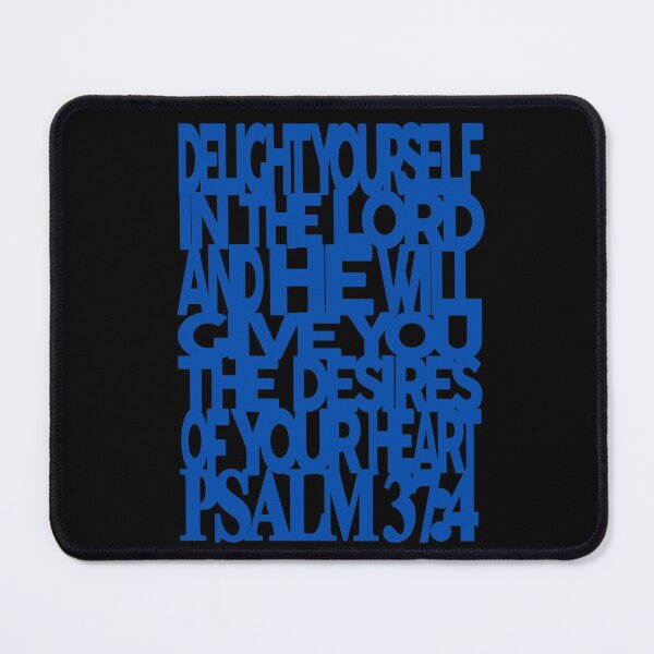 Item preview, Psalm 37:4 Delight Yourself in the Lord and He will Give you the Desires of your Heart Christian gift design designed and sold by Sheepherder120.