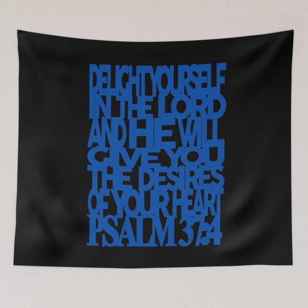Item preview, Psalm 37:4 Delight Yourself in the Lord and He will Give you the Desires of your Heart Christian gift design designed and sold by Sheepherder120.