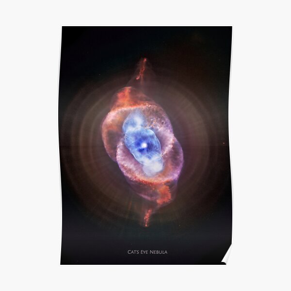 Cat's Eye Nebula HD! Poster