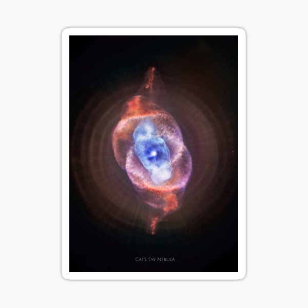 Cat's Eye Nebula HD! Sticker