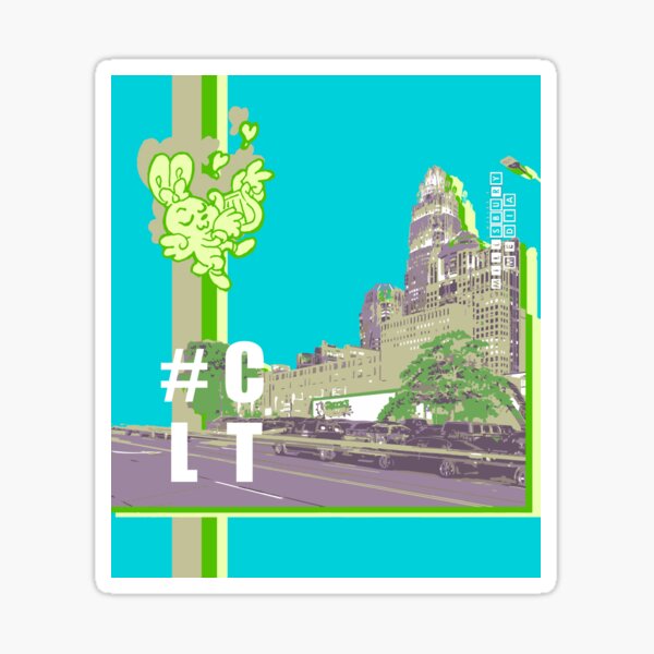 We Heart CLT Sticker