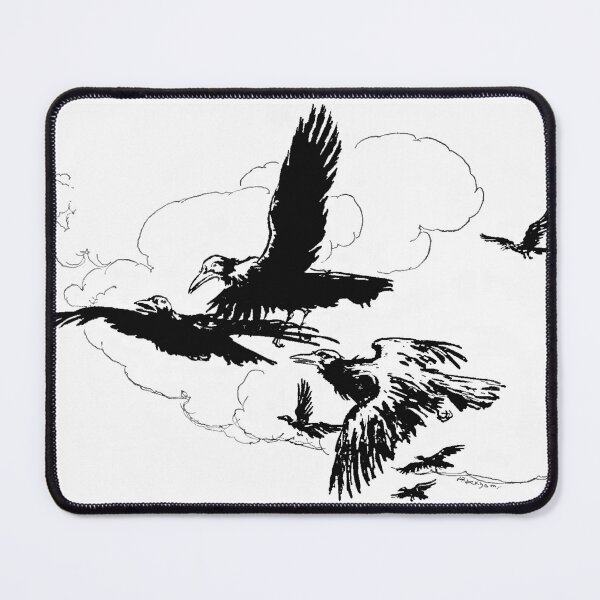 Item preview, Los cuervos regresan a casa- Hermanos Grimm- Arthur Rackham designed and sold by Dreamflight.