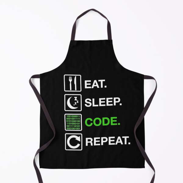 Item preview, EAT. SLEEP. CODE. REPEAT. designed and sold by Sahil Belurkar.