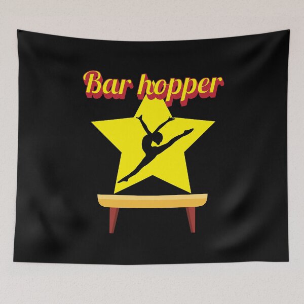 Item preview, Bar Hopper Funny Gymnastics Sport Acrobatic Gymnast Saying  designed and sold by Rzelemenz.