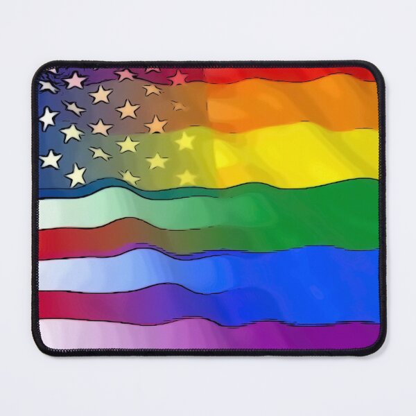 Item preview, Pride Rainbow American Flag designed and sold by The Fit.