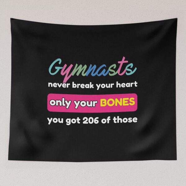 Item preview, Gymnast never Break your Heart Gymnastics Sport Acrobatic  designed and sold by Rzelemenz.