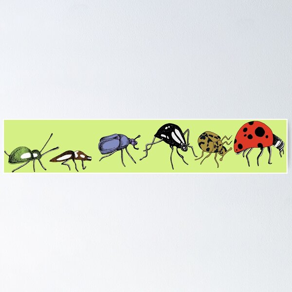 Item preview, Queue of Bugs and Beetles designed and sold by AnnieHines.