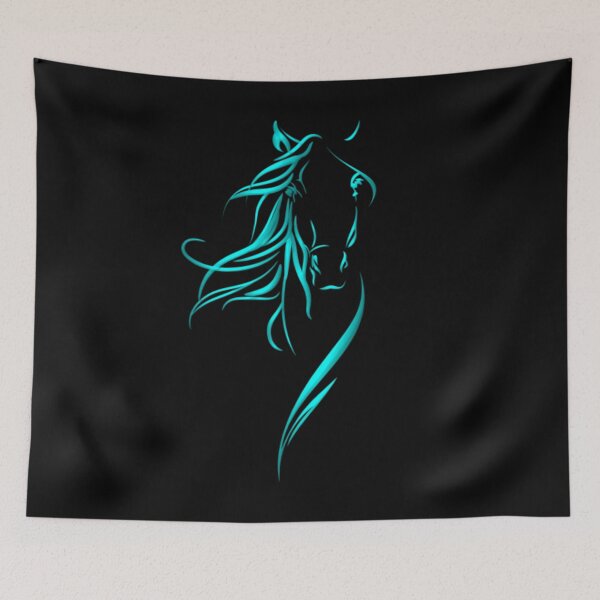 Item preview, Caballo Cyan designed and sold by Paula Helit.