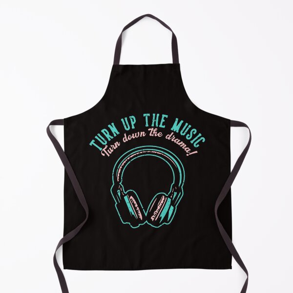 Item preview, Turn Up the Music - Turn Down the Drama Life Slogan - Vibrant colored Headphones designed and sold by WearWolfDesigns.