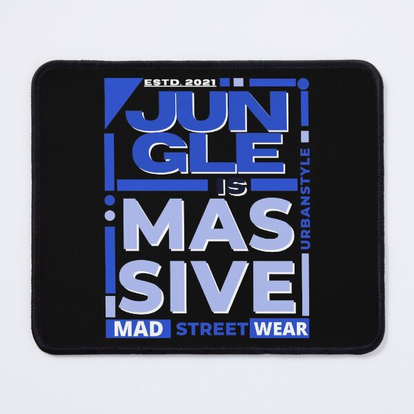 Item preview, JUNGLE IS MASSIVE - URBAN STYLE IN BLUE designed and sold by AEROSPACE-IND.