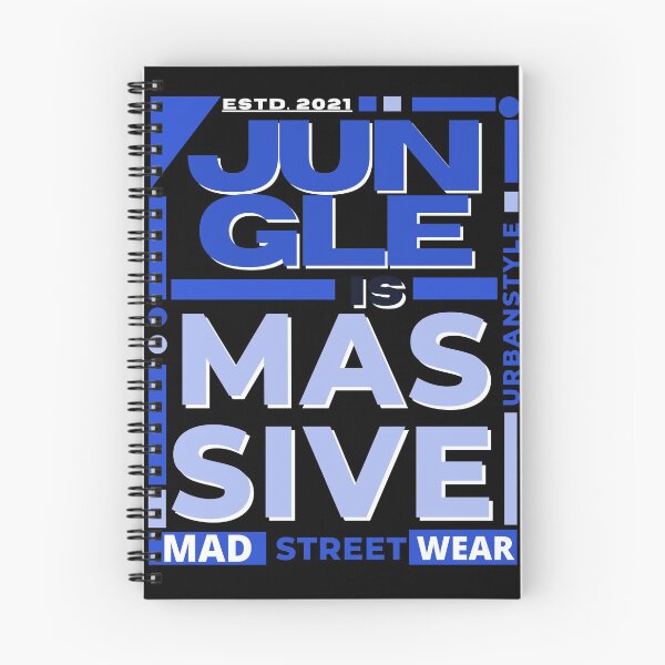 Item preview, JUNGLE IS MASSIVE - URBAN STYLE IN BLUE designed and sold by AEROSPACE-IND.