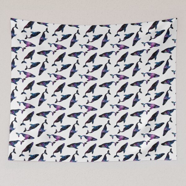 Item preview,  Seamless pattern with cosmic or galaxy whale designed and sold by Cordata.