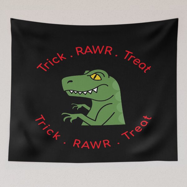 Item preview, Trick Rawr Treat T Rex Fun Dinosaur Halloween designed and sold by LMcDs.