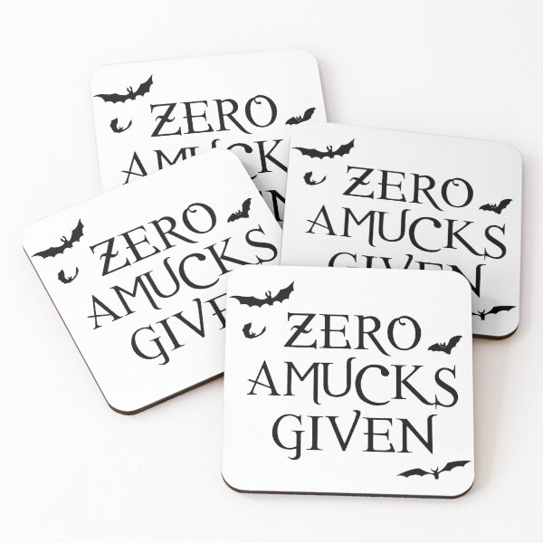 Item preview, Zero Amucks Given designed and sold by Jessica Cushen.