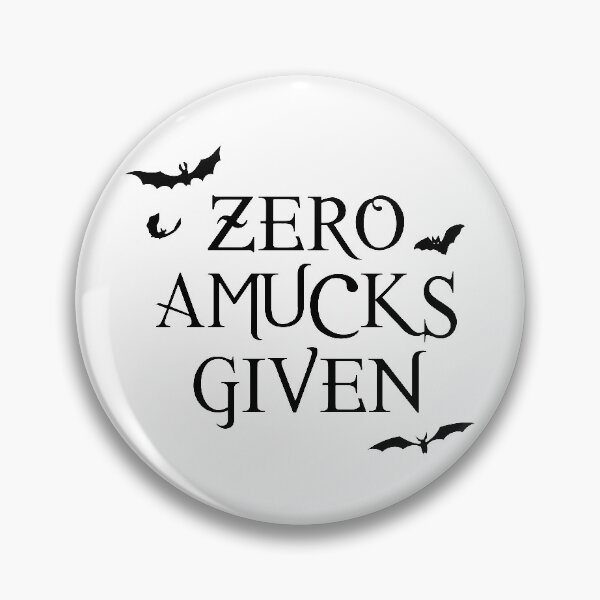 Item preview, Zero Amucks Given designed and sold by Jessica Cushen.
