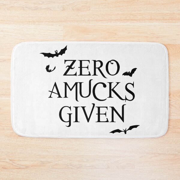 Item preview, Zero Amucks Given designed and sold by Jessica Cushen.
