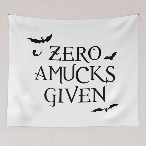Item preview, Zero Amucks Given designed and sold by Jessica Cushen.