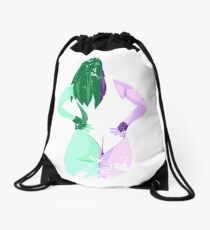 Minimalist She-Hulk Drawstring Bag