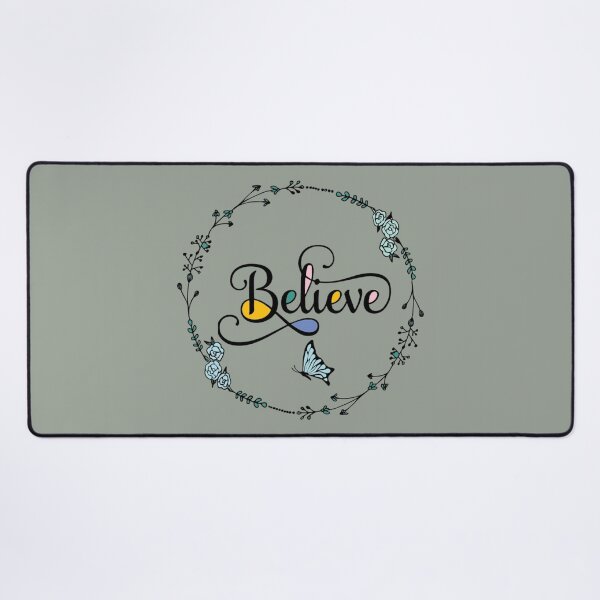 Artikelvorschau, Believe in Christ Believe Ring of flowers Christian gift design entworfen und verkauft von Sheepherder120.