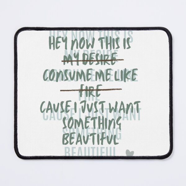 Item preview, Something beautiful needtobreathe lyrics designed and sold by poxy-wi.