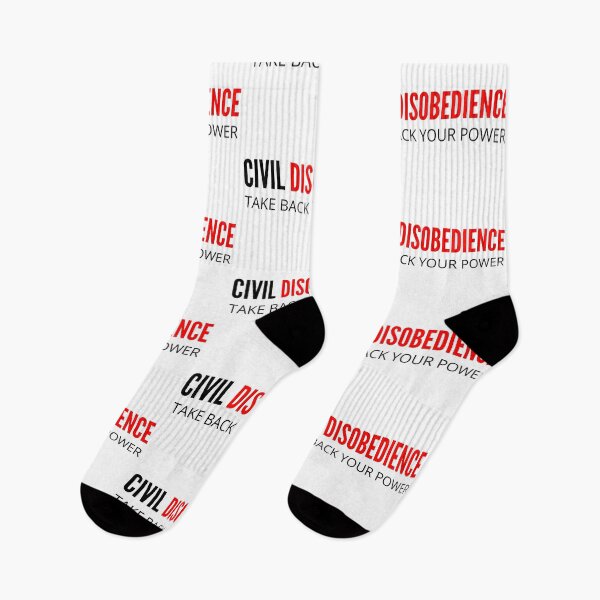 Item preview, CIVIL DISOBEDIENCE, take back your power designed and sold by NomadMessenger.