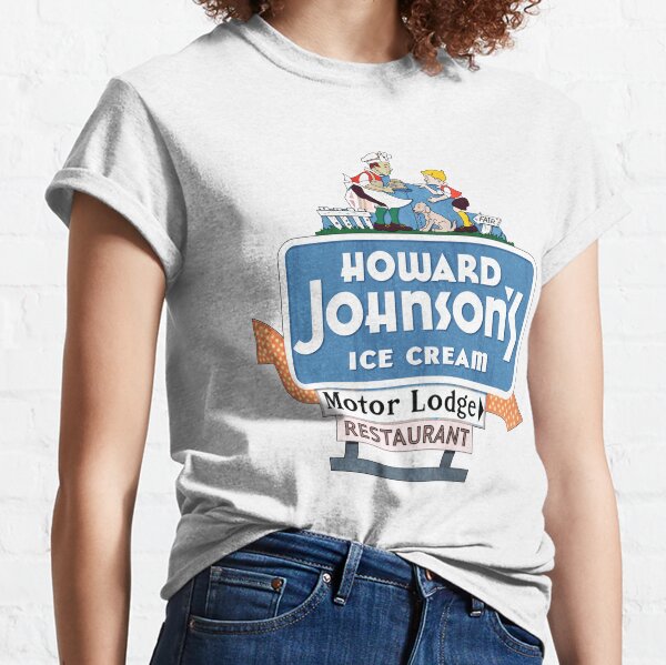 Old 60s Howard Johnson's Restaurant Roadside Marquee Classic T-Shirt