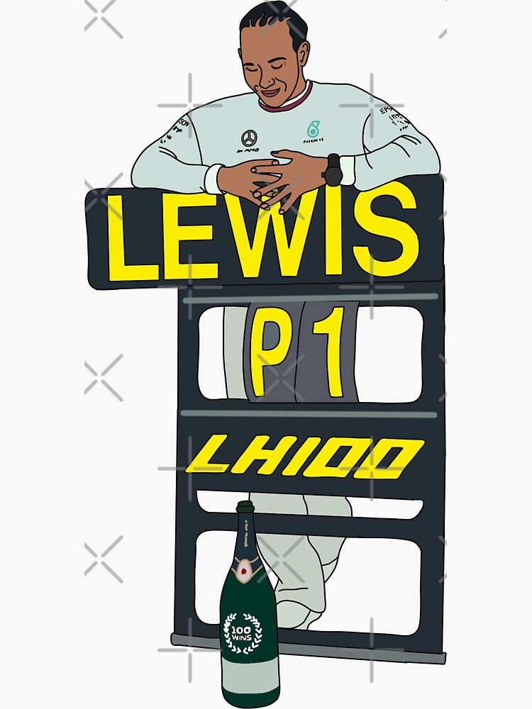 hamilton 100 wins shirt