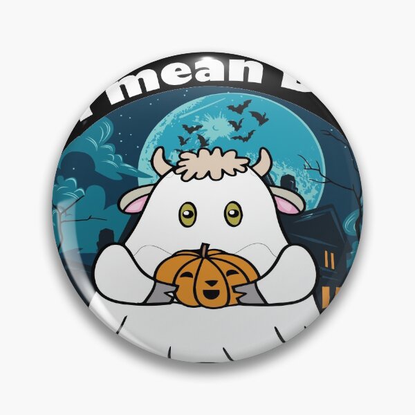 Item preview, Ghost Cow Moo I Mean Boo Pumpkin Moon Halloween designed and sold by smarayoung.