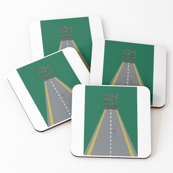 Item preview, Freakin' out on the interstate  Briston Maroney Poster print wall art band green designed and sold by rightsideprints.