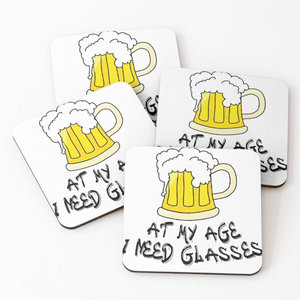 Item preview, At My Age I Need Glasses designed and sold by RAWVANE.