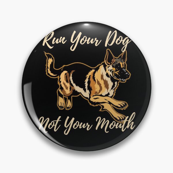 Item preview, Run Your Dog Not Your Mouth Dog Trainers designed and sold by Zurickdesigns.