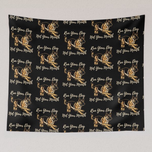 Item preview, Run Your Dog Not Your Mouth Dog Trainers designed and sold by Zurickdesigns.