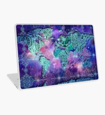 world map Laptop Skin