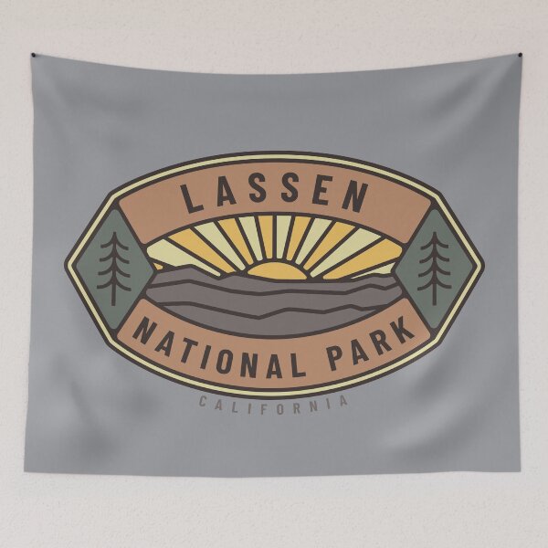 Item preview, Lassen National Park Logo designed and sold by spatiumnatura.
