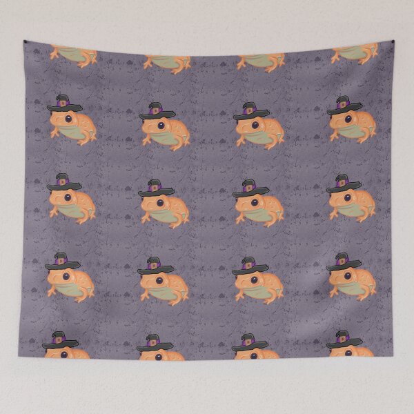 Item preview, Orange Witch Frog designed and sold by RoserinArt.