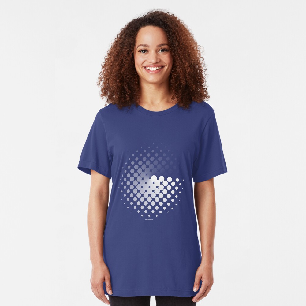 Dots can be in a disc Slim Fit T-Shirt