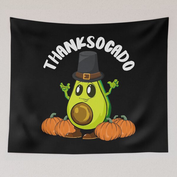 Item preview, Thanksocado Kawaii Thanksgiving Avocado designed and sold by wdyoungblood.