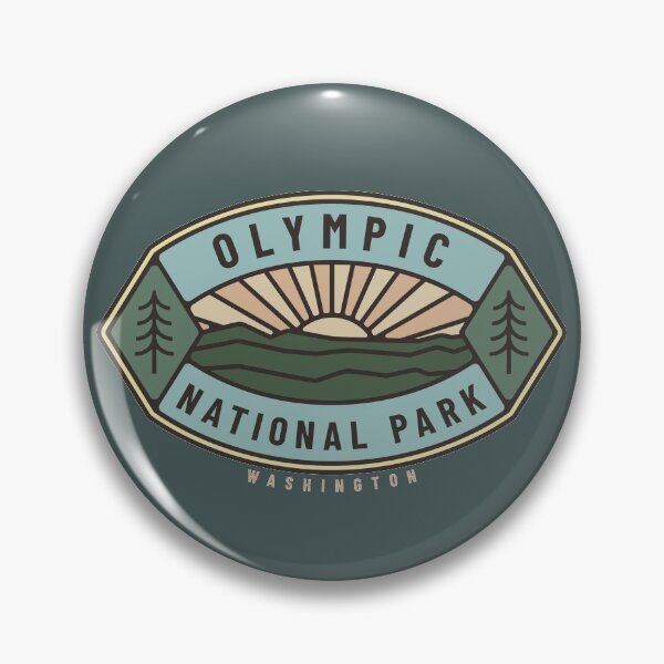 Item preview, Olympic National Park Logo designed and sold by spatiumnatura.